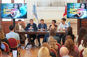 El gobernador de Santa Fe,