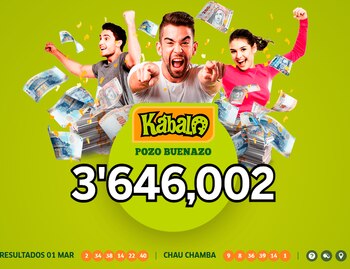 Ganadores de Kábala del sábado