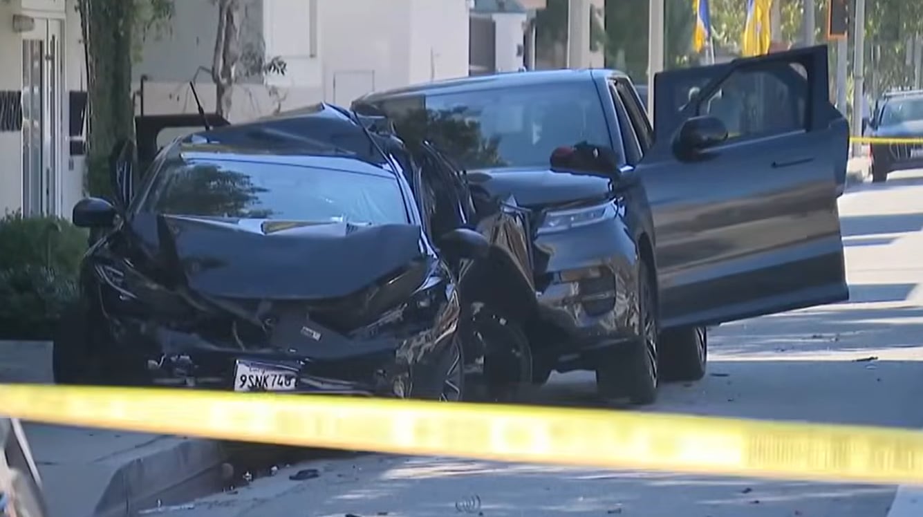 El chef de sushi Ryo Uchimiya falleció tras el impacto de una camioneta contra su vehículo estacionado en la Pacific Coast Highway (NBC4)