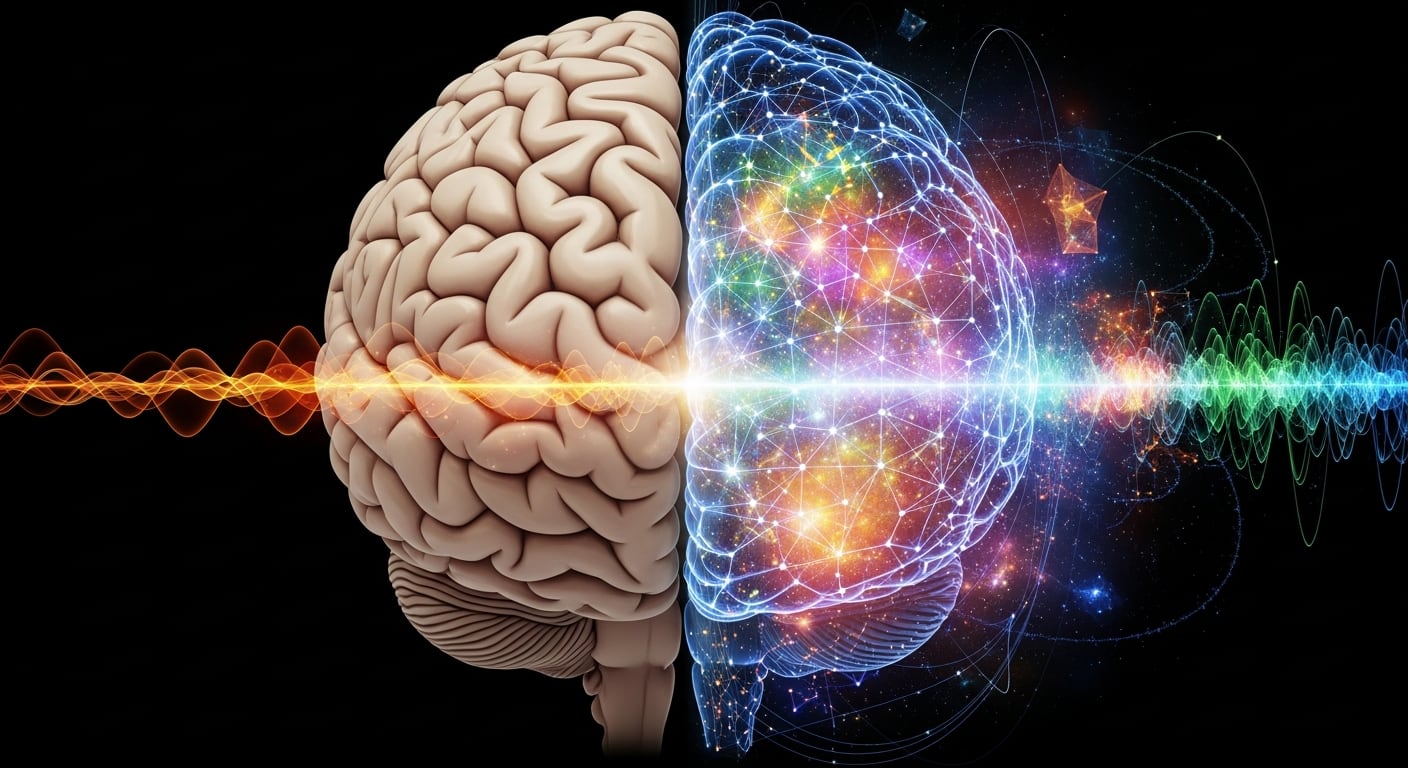 Un estudio alemán vincula la conciencia humana con la interacción entre el cerebro y el campo cuántico del punto cero (Imagen Ilustrativa Infobae)