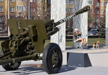 Una mujer sostiene a un