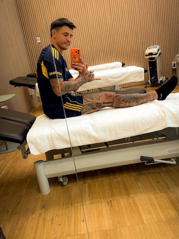 Bareiro obtuvo la ciudadanía argentina en los últimos días, un trámite que libera un cupo de extranjero en el plantel de Boca Juniors para el mercado de pases (Instagram/Adam Bareiro)