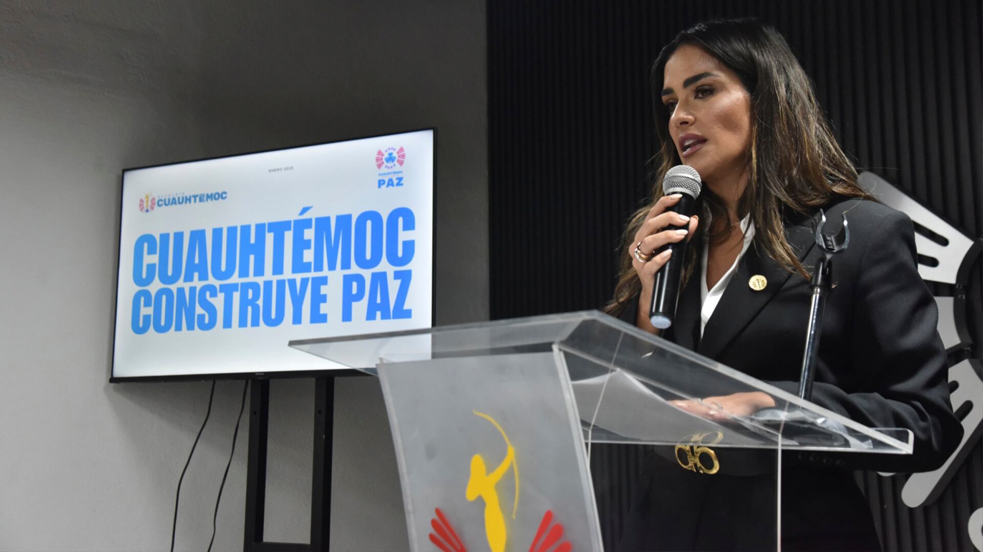 Alcaldesa da su versión de los hechos ocurridos en la el multiforo alicia.CRÉDITOS: Alcaldía Cuauhtémoc