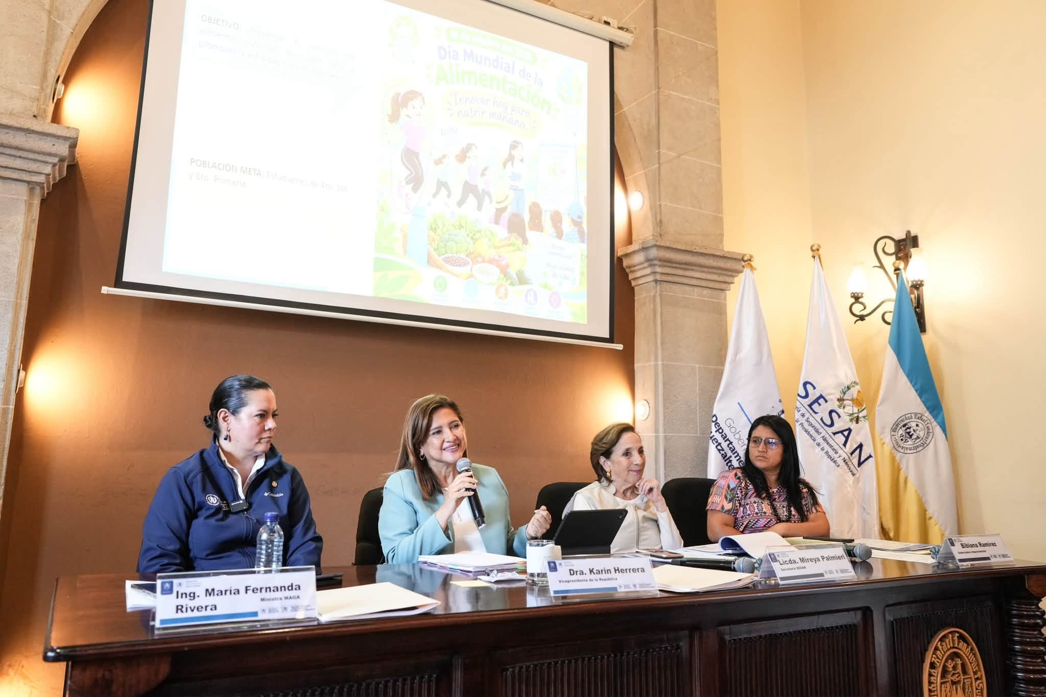 Un total de 632 niños con desnutrición aguda fueron identificados en el departamento de Quetzaltenango. (Karin Herrera Vicepresidenta de Guatemala)