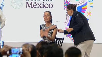 La presidenta se vacunó contra