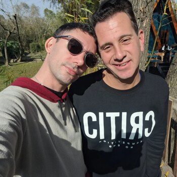 Matías Bertolotti y su novio celebraron seis años de amor