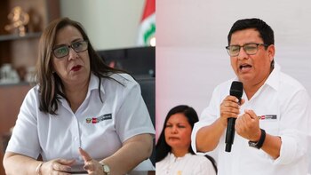 Nelly Paredes y César Vásquez