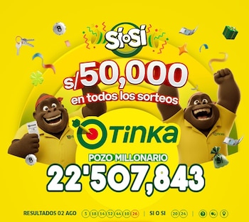 Tinka: revisa los números ganadores del último sorteo y verifica tu boleto. Captura: América Tv.