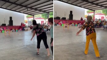 Durante un evento escolar, mamás