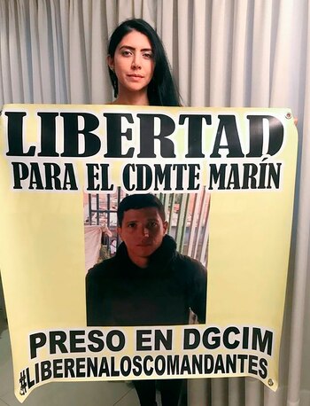 La esposa del comandante Marín