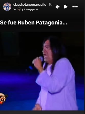El recuerdo a Rubén Patagpnia por parte del guitarrista Tano Marciello