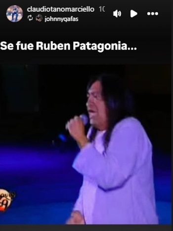 El recuerdo a Rubén Patagpnia