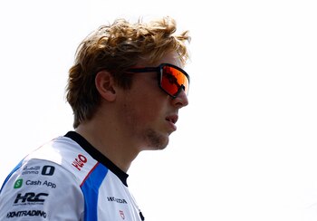 Liam Lawson, en Yeda, durante