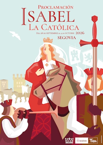 Cartel de la proclamación de Isabel La Católica