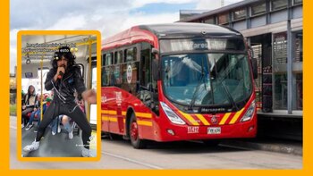 El Freddie Mercury de Transmilenio: