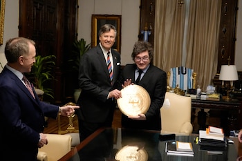 Milei recibió al vicesecretario de Estado de los Estados Unidos, Christopher Landau