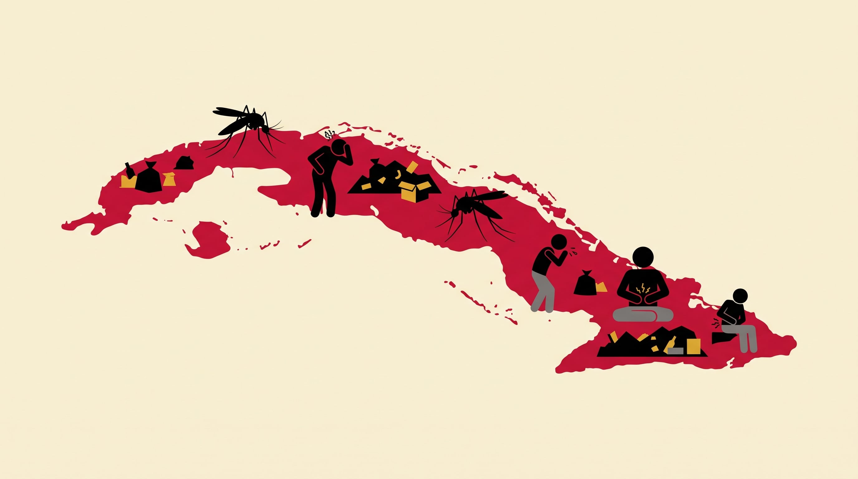 El Ministerio de Salud Pública de Cuba admitió la presencia simultánea de dengue, chikungunya, hepatitis, Covid-19 e influenza en el país. (Imagen Ilustrativa Infobae)