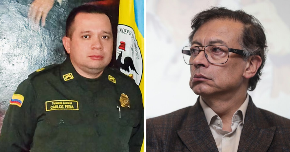 Gustavo Petro reaccionó al retiro del coronel Carlos Feria, su exjefe de seguridad, de la Policía Nacional: “Como a los aurelianos”