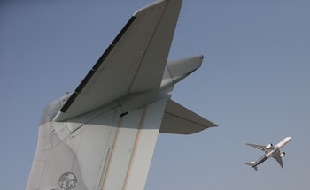 Un Airbus A350 ayer en