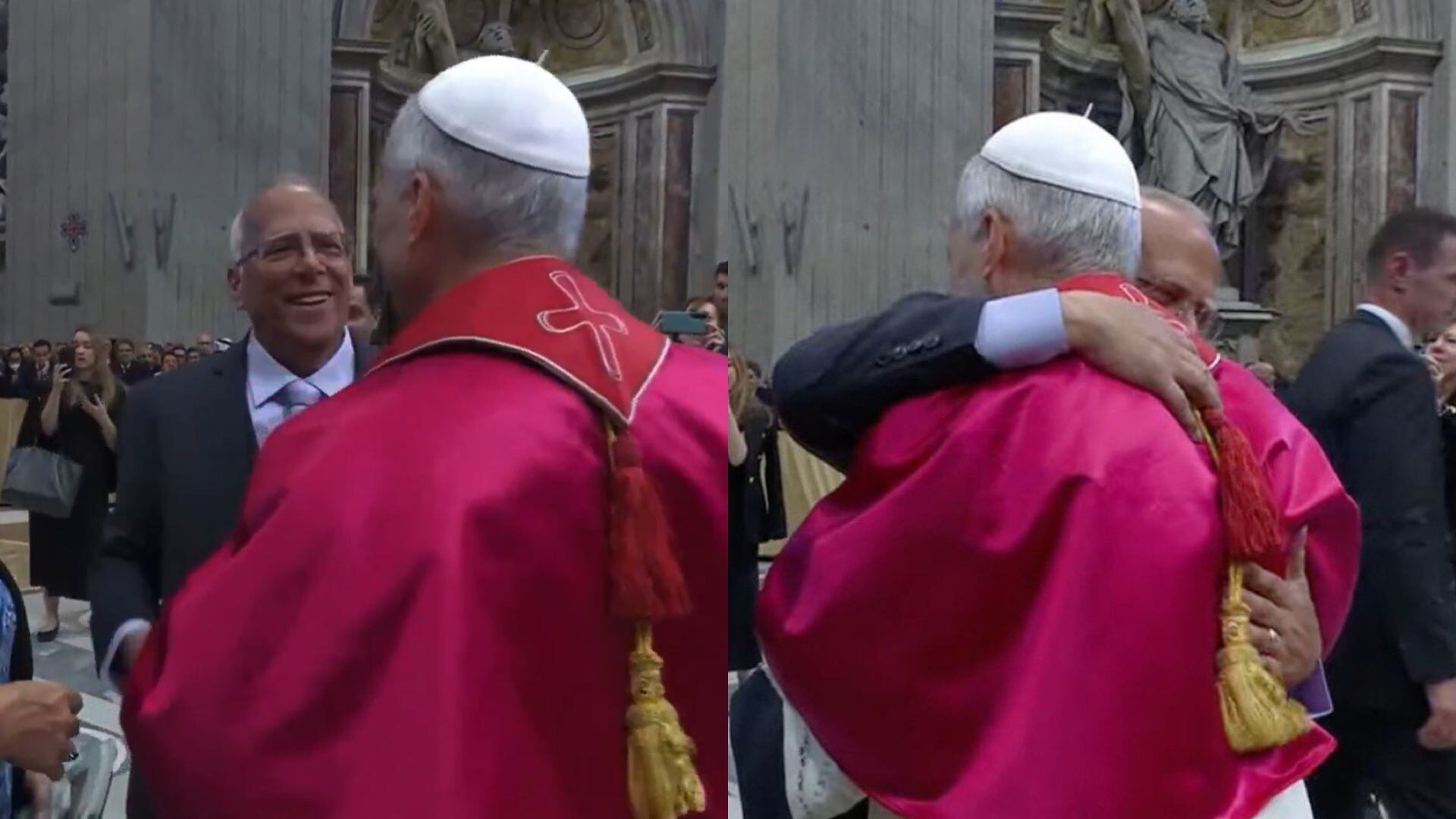 Papa León XIV y su hermano mayor Luis Prevost. | Vatican Media