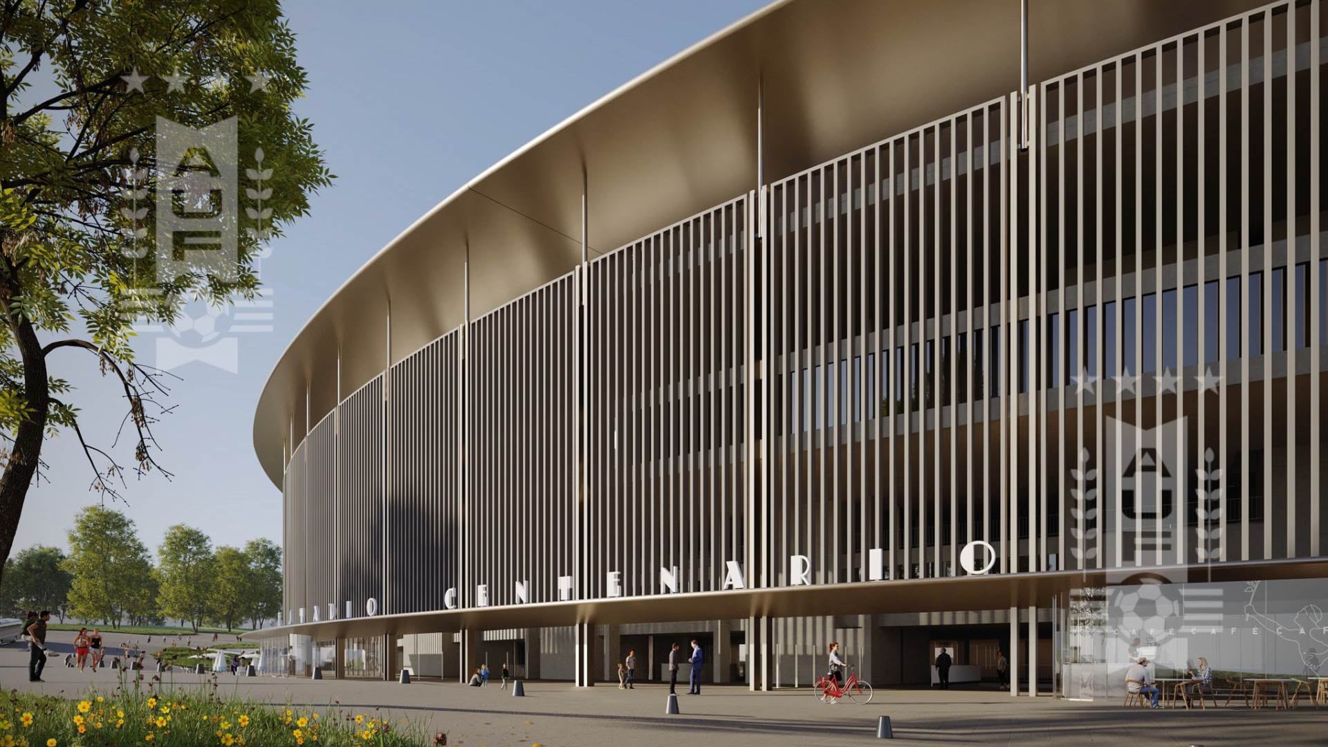 En el Mundial 2030 el Estadio Centenario tendría un techo que lo cubrirá (AUF)