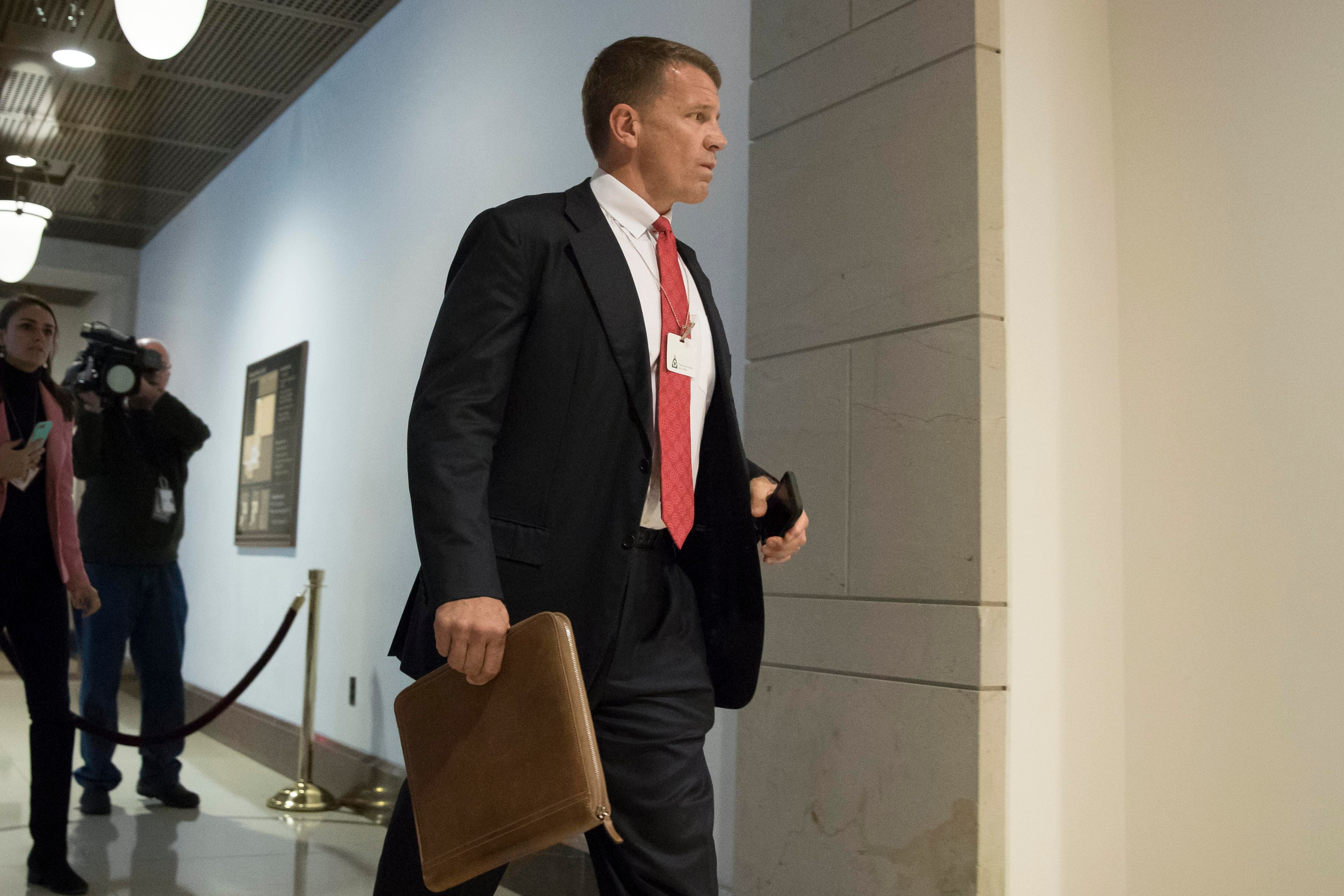 El fundador de la firma de seguridad Blackwater, Erik Prince. EFE/MICHAEL REYNOLDS