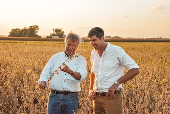 Gerardo y su hijo Ignacio,