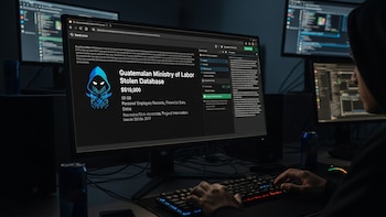 Un grupo de ciberdelincuentes pone a la venta datos robados del Ministerio de Trabajo de Guatemala