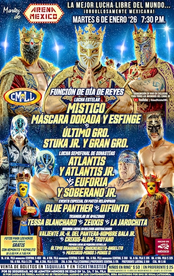 El CMLL combinará grandes combates,