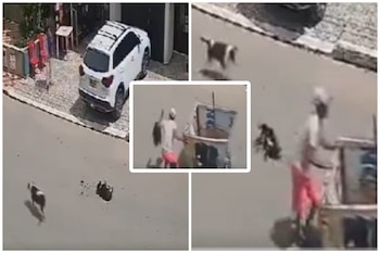 En una cámara de seguridad