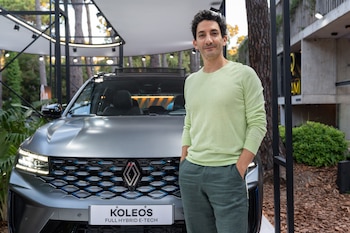 Juan Minujín, presente en la