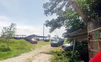 Autoridades realizaron un operativo en Atlántida como parte de las investigaciones por la masacre registrada en Rigores, Trujillo. (FOTO: HCH)