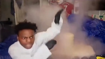 El humo fue bastante prominente.