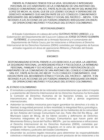 Asociaciones de derechos humanos denunciaron el plagio masivo - crédito X