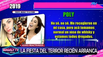Fiesta del Terror: exMiss Trujillo rompe su silencio tras ser citada por Fiscalía siete años después. Captura: Magaly TV La Firme.