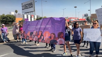 Manifestación periferico norte Naucalli Naucalpan abuso Sexual