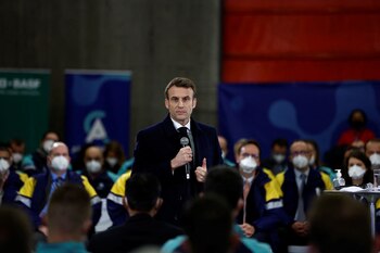 El presidente de Francia, Emmanuel