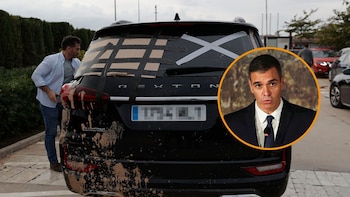 El coche de Pedro Sánchez
