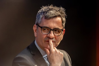 El ministro de la Presidencia, Justicia y Relaciones con las Cortes, Félix Bolaños. (Ricardo Rubio / Europa Press)