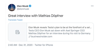 Entrevista a Elon Musk