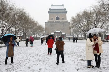 El Eje Central de Pekín abarca importantes monumentos históricos y refleja la planificación urbanística de las dinastías que gobernaron el territorio (REUTERS/Tingshu Wang)