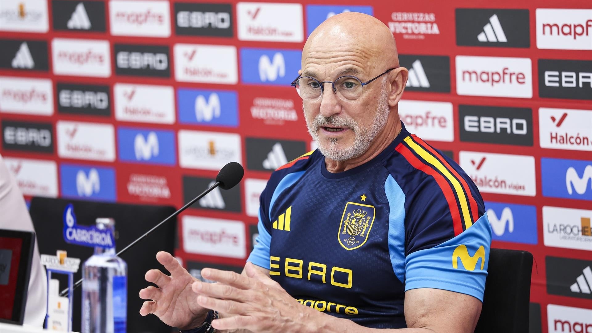 El seleccionador español, Luis de la Fuente. (Europa Press)