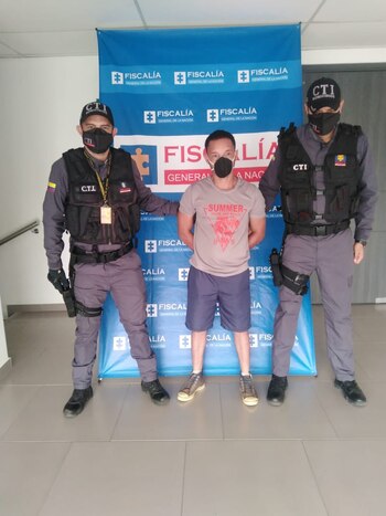 Nueva foto tras el polémico fotomontaje publicado por parte de la Fiscalía General de la Nación