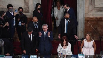 El discurso completo de Alberto