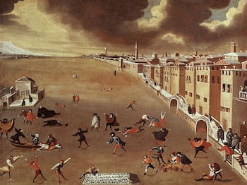 'Le lagon gelé en 1709',