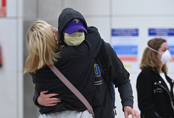 Llegada a un aeropuerto de