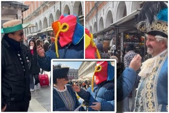 Durante el reconocido carnaval italiano,