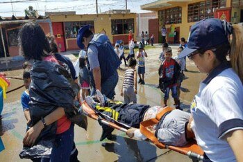 Es importante participar en simulacros