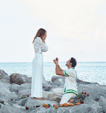 Pedida de mano a Daniela