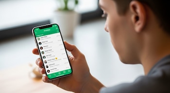 La búsqueda de chats se